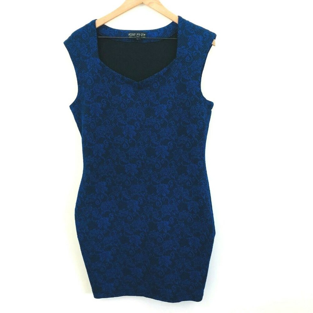 Forever 21 Floral Lace Bodycon Dress XL